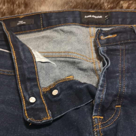 2-4-1 Frank and Oak Dylan Slim Selvedge Jeans - Picture 2 of 11